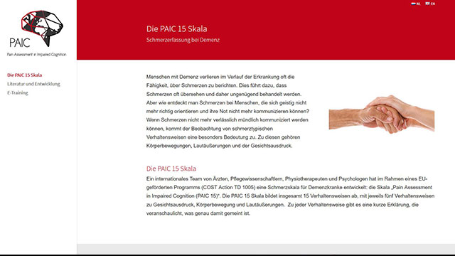 Web Design für Universität in Augsburg/Bayern