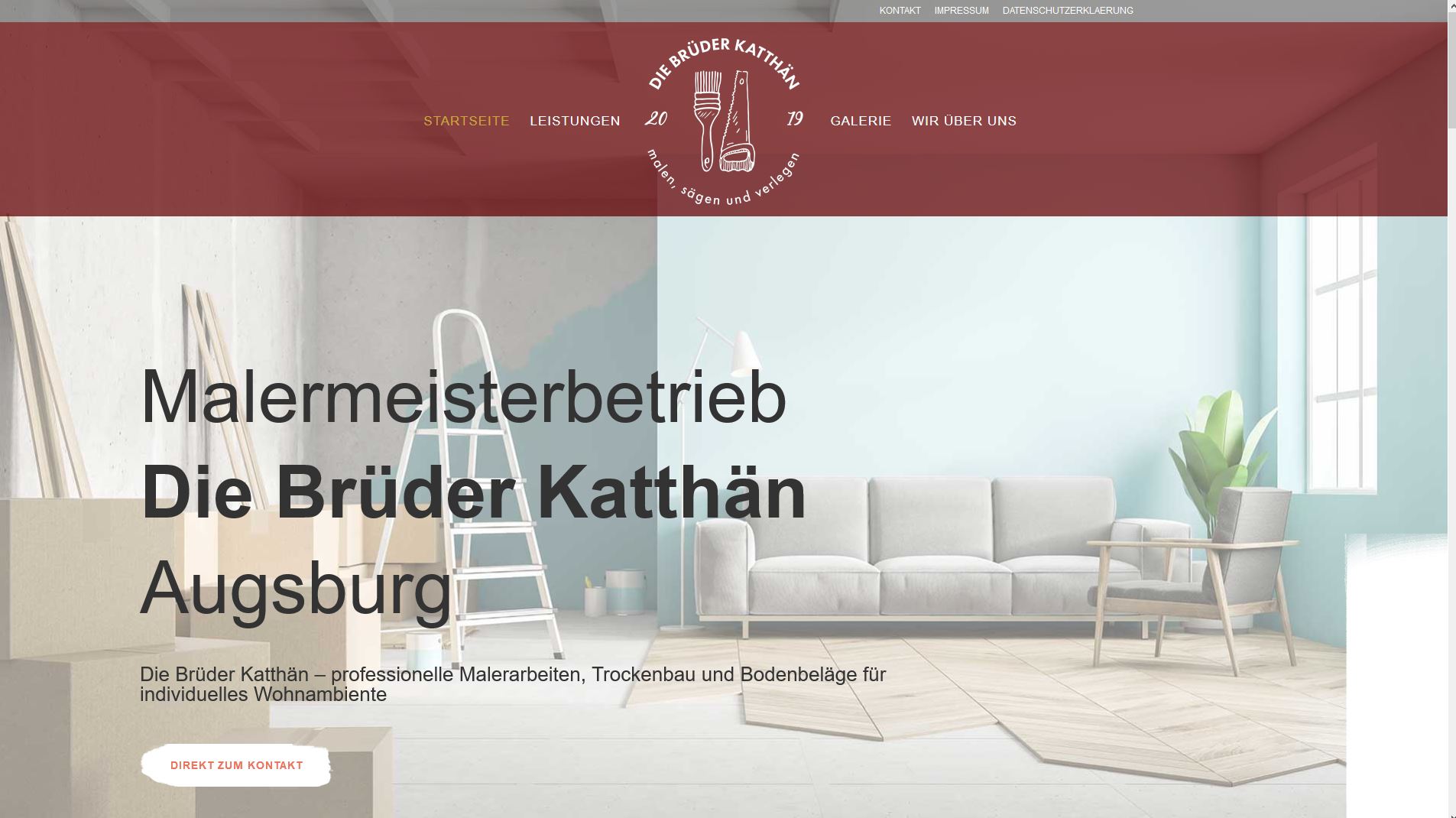 Werbeagentur für Malerbetrieb in Augsburg/Bayern Lechhausen